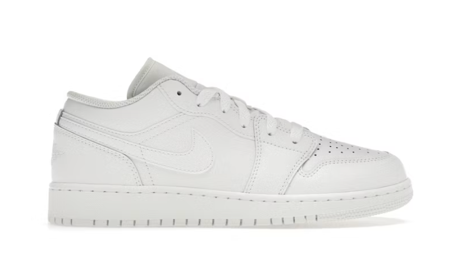 Jordan 1 Low - Triple White (2023) (GS)