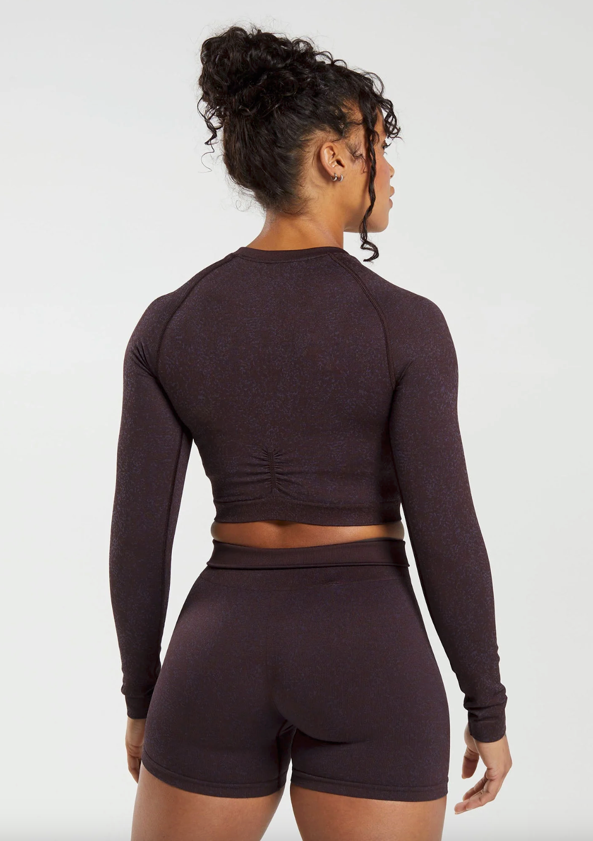 Adapt Fleck Seamless Long Sleeve Crop Top Gymshark