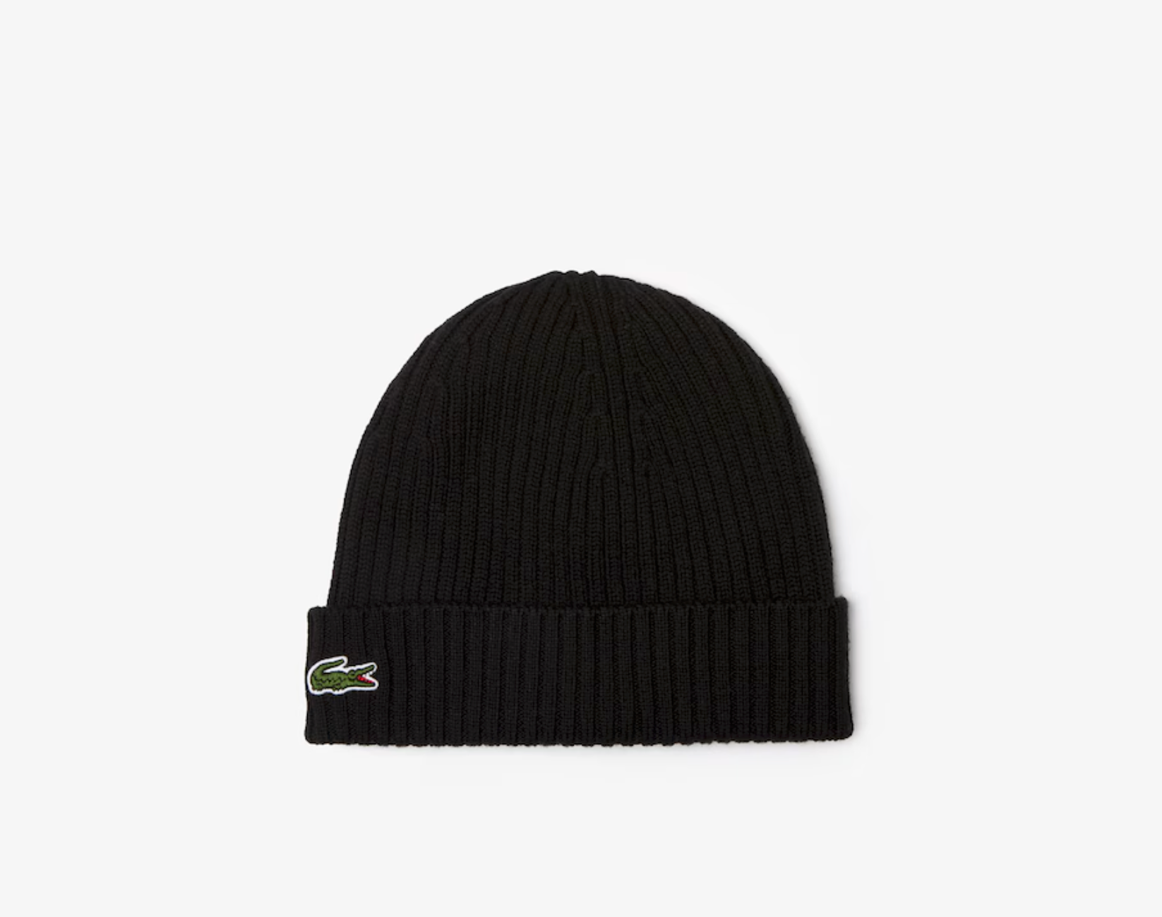 Lacoste Ribbed Wool Cap