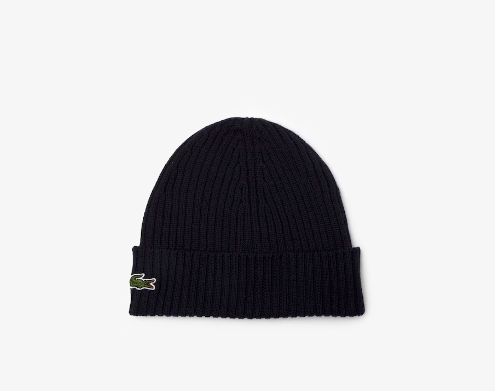 Lacoste Ribbed Wool Cap