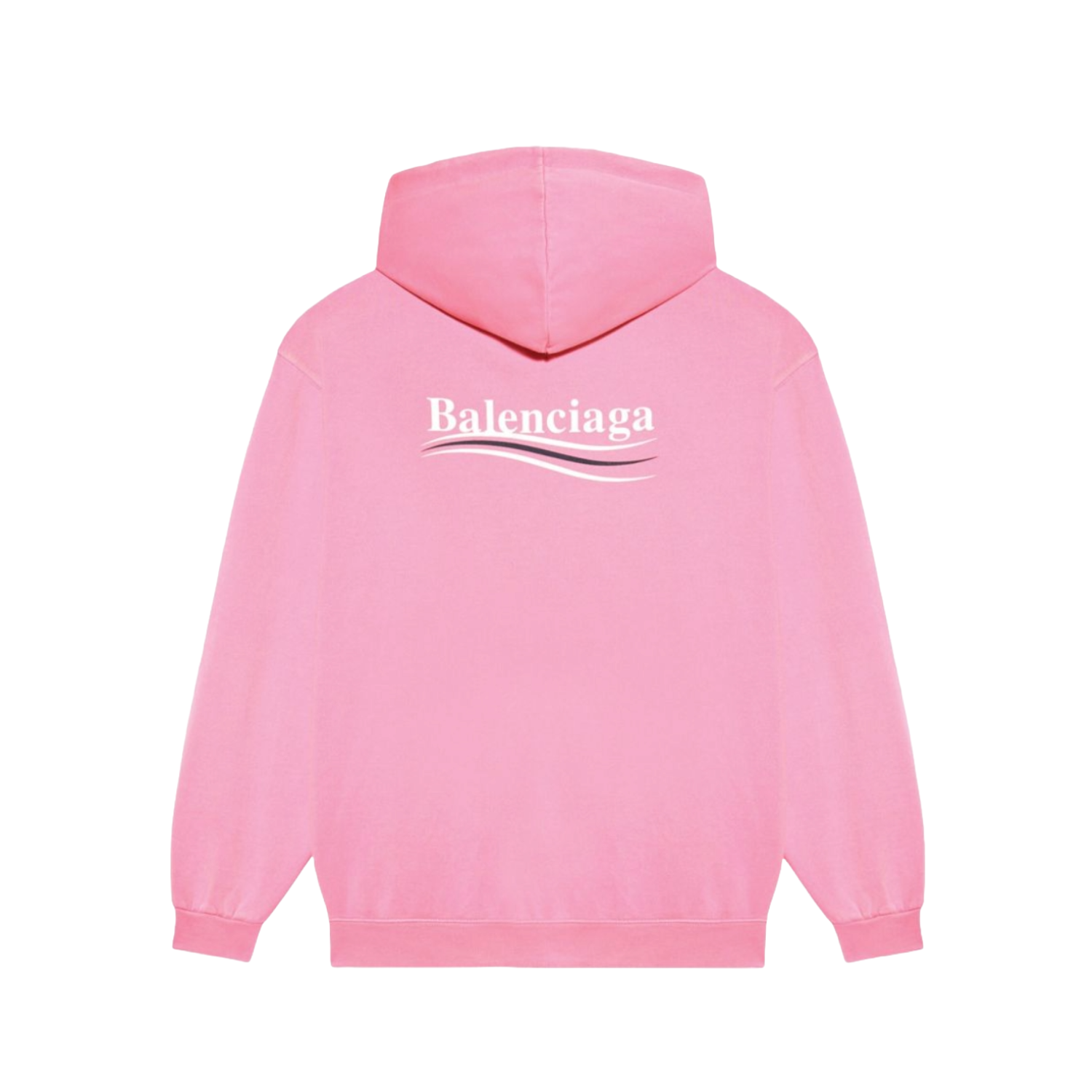 Balenciaga - Campaign Logo Hoodie Pink