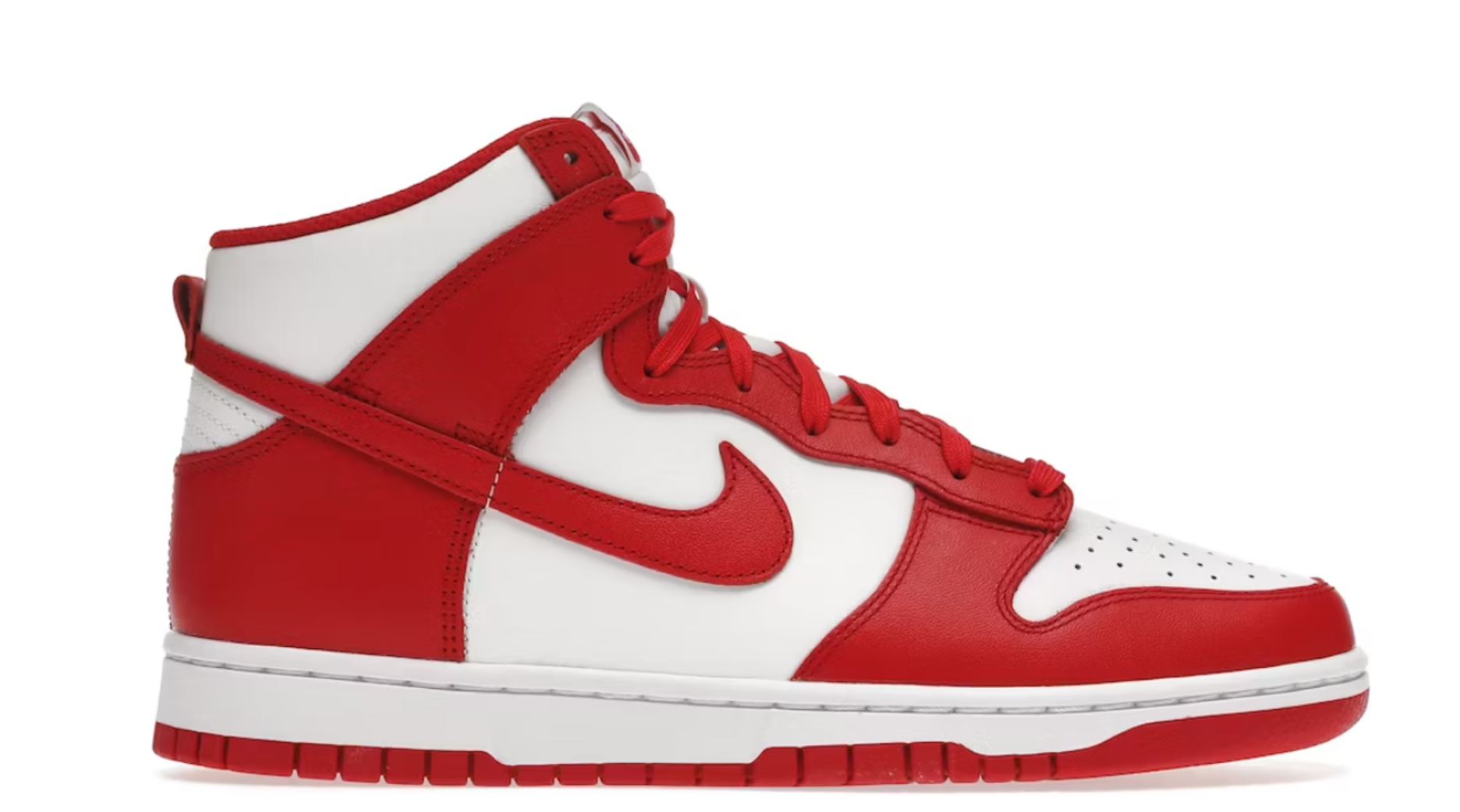 Nike Dunk High - Championship White Red