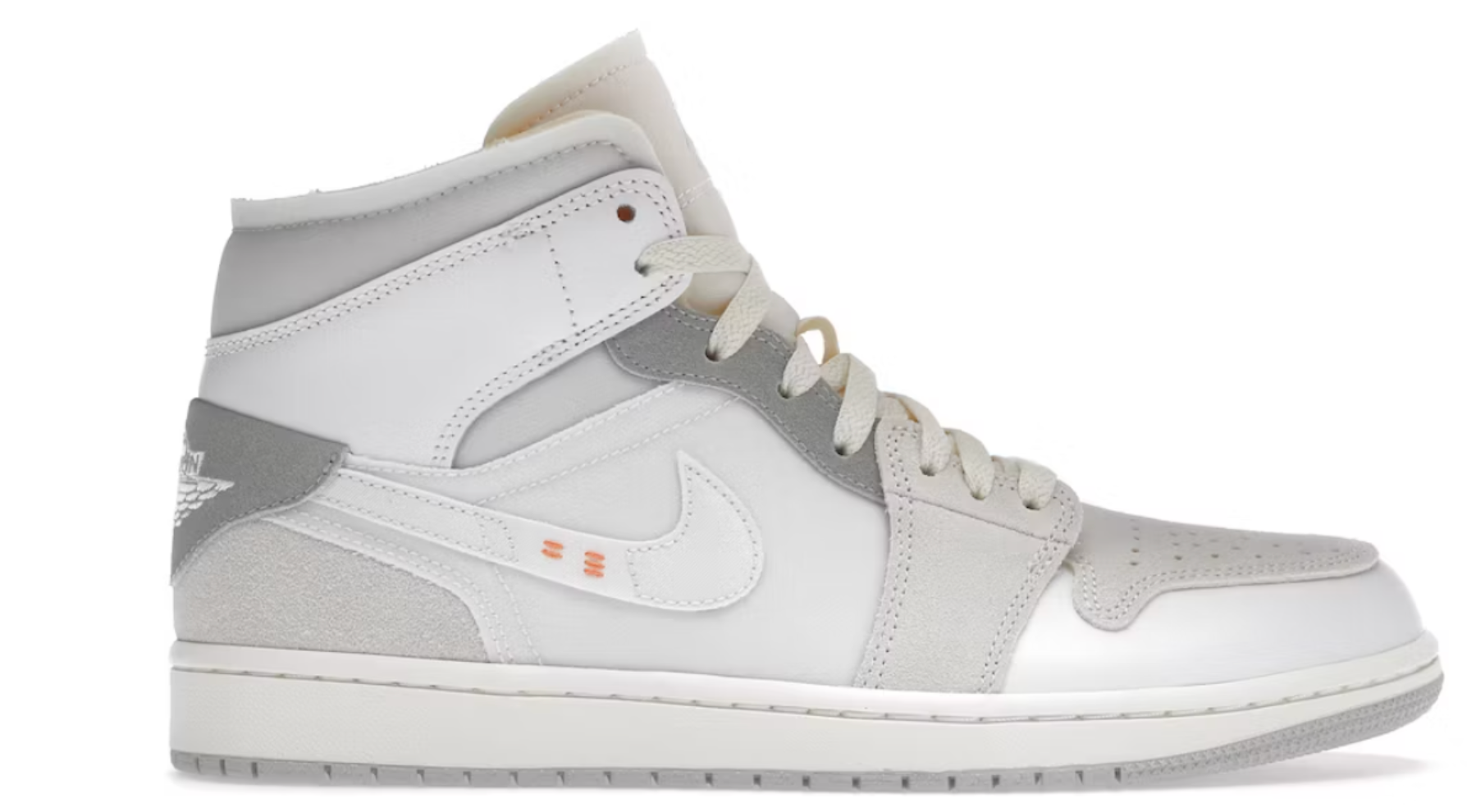 Jordan 1 Mid SE - Craft Inside Out White Grey