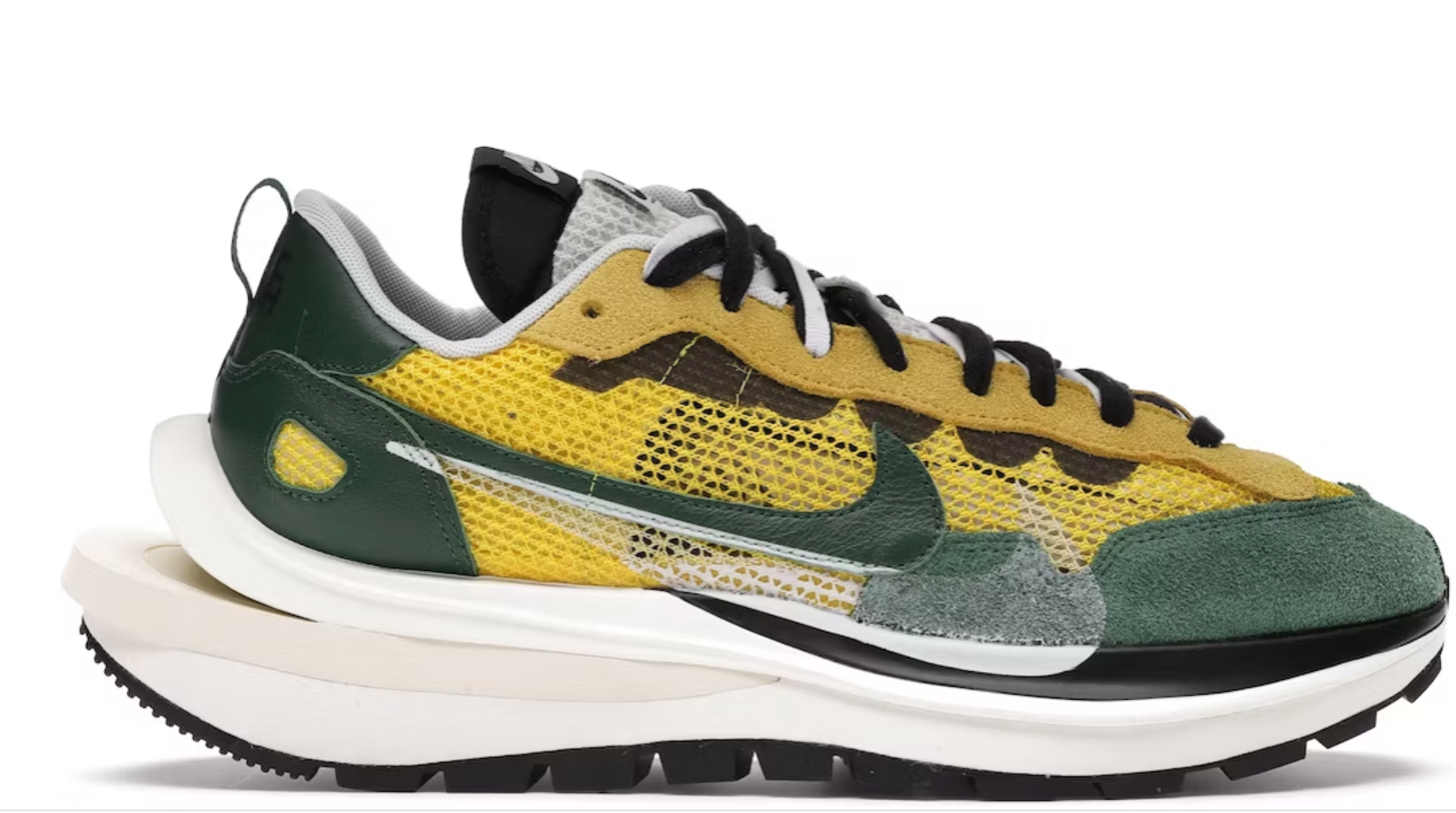 Nike Vaporwaffle - Sacai Tour Yellow Stadium Green